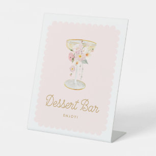 Pink Pearls and Prosecco Dessert Bar Sign