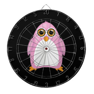 Pink Penguin Dartboard