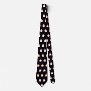 Pink Penguin Tie