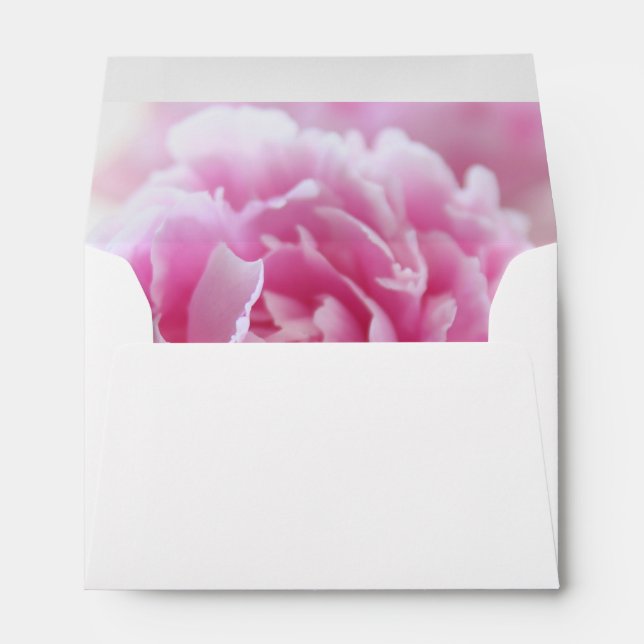 Pink peonies  envelope (Back (Bottom))