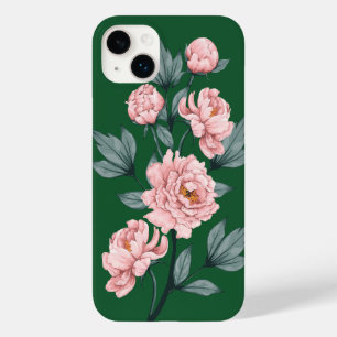 Pink Peonies Flowers Floral Watercolour Case-Mate iPhone 14 Plus Case