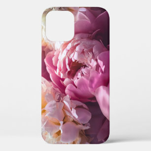 Pink Peonies: Luxurious Floral Art. iPhone 12 Case