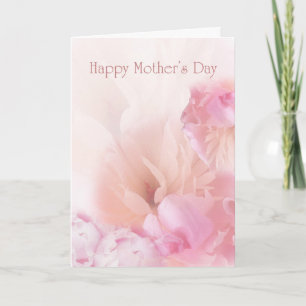 Pink Peonies Mother's Day Card