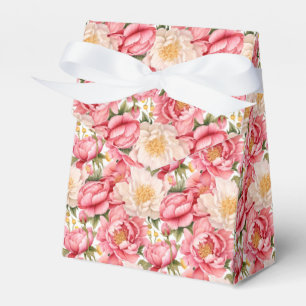 Pink Peonies Party Treat Box