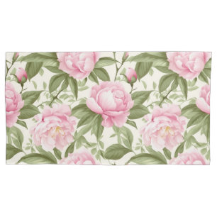 Pink Peonies Pillowcase
