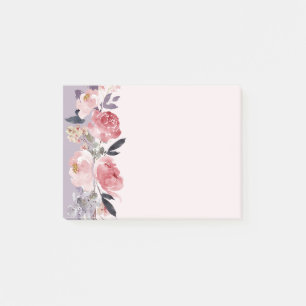 Pink Peonies Post-it Notes