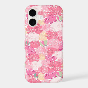 Pink Peonies Spring Time Pattern