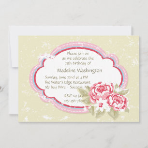 Pink Peony (2) Invitation