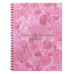 Pink Peony-A Friend Loves Spiral Notebook