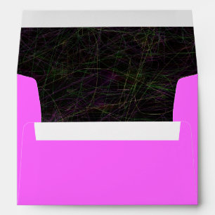 PINK PEONY Bat Mitzvah Invitation Envelope