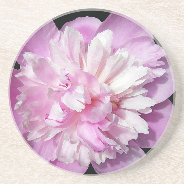 Pink Peony Coaster (Front)