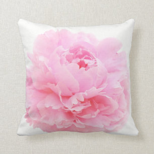 pink peony cushion