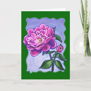 Pink Peony Customisable Happy Mother' Day Card
