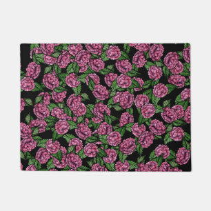 Pink Peony Doormat