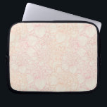 Pink Peony Floral Pattern Laptop Sleeve<br><div class="desc">Check out this floral design featuring a pink peony pattern.</div>
