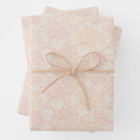 Pink Peony Floral Pattern