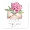 Pink Peony Flower Baby Shower By Mail Favour