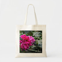 Pink Peony Flower Tote bag