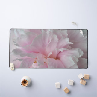 Pink Peony in Bloom Desk Mat of Eternal Joy