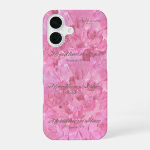 Pink Peony iPhone Case-A Friend Loves At All Times 16 Case