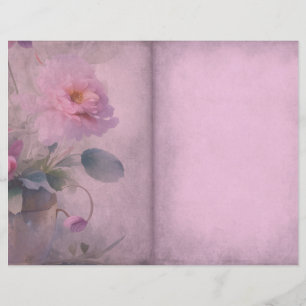 Pink Peony Journal Page