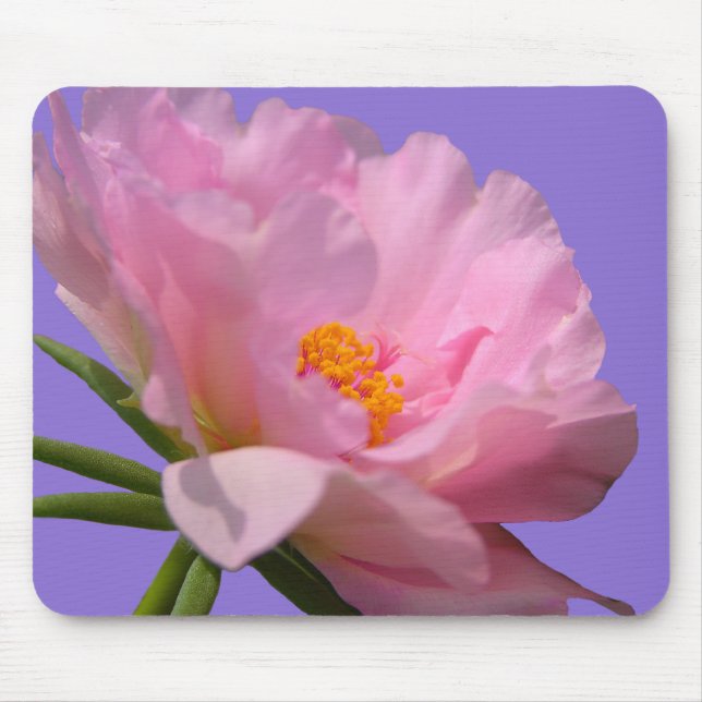 Pink Peony Mouse Mat (Front)
