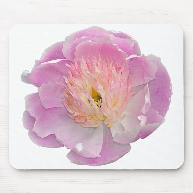 Pink peony     mouse mat (Front)