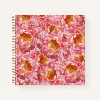 Pink Peony Notebook