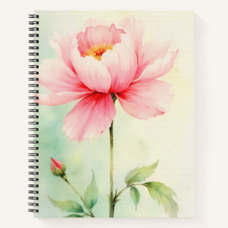 Pink Peony Notebook