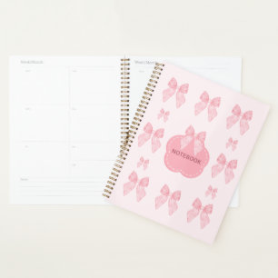 Pink Peony Notebook Elegant Floral Design Planner