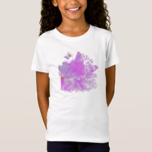 *~* Pink Peony Painting Art Transform AR3 Girl T-Shirt