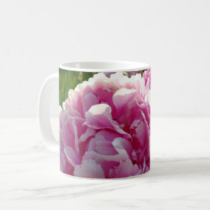Pink Peony photo cottage farmhouse floral garden Coffee Mug