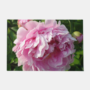 Pink Peony photo cottage farmhouse floral garden Doormat