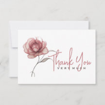 Pink peony Thank you very much