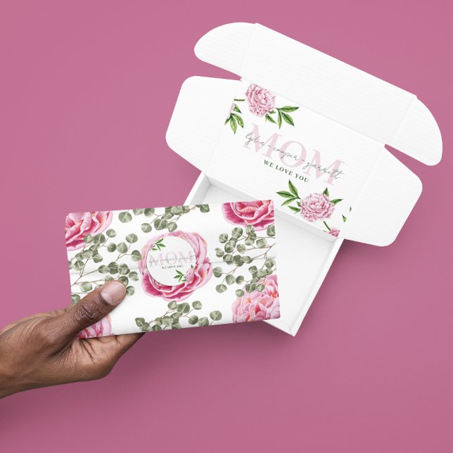 Pink Peony Tissue Paper  (Celebrate someone special with this watercolor peony tissue paper! Matching collection available! )