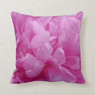 Pink Peony up close & beautiful Cushion