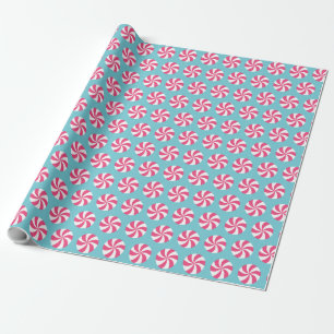 Pink Peppermint Wrapping Paper