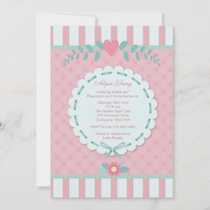 Pink Perfection Baby Shower Invitation