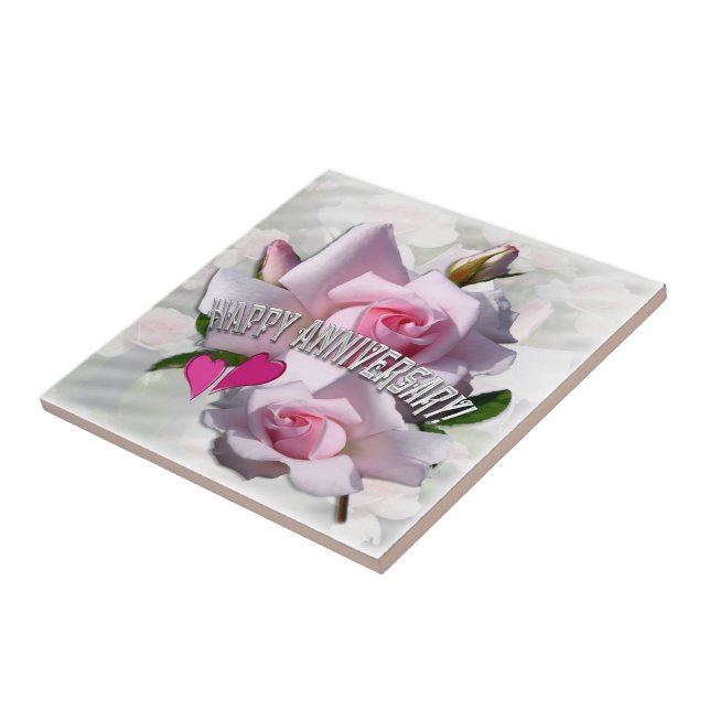 Pink Perfection ~ Ceramic Tile (Side)