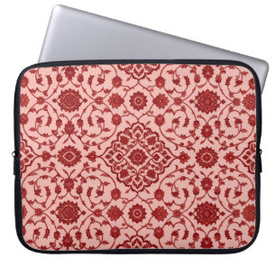 Pink Persian Floral Laptop Sleeve