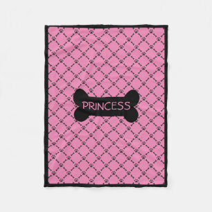 Pink Personalised Doggie Blanket