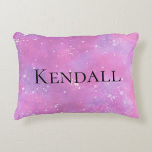 Pink Personalised Fantasy Princess Girly Decorative Cushion