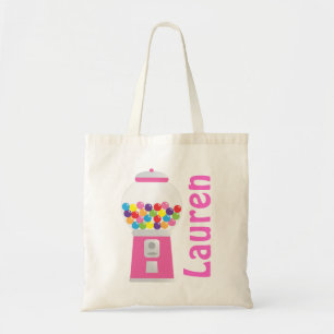 Pink Personalised Gumball Machine Bag