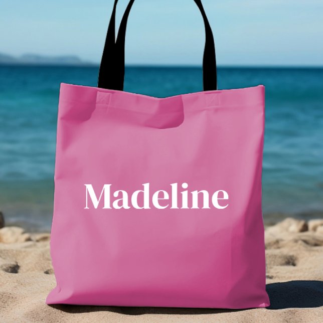 Pink Personalised Tote for Bachelorette  Bag (Creator Uploaded)