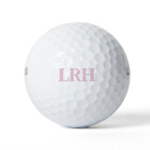 Pink Personalised Women’s Monogram Golf Balls