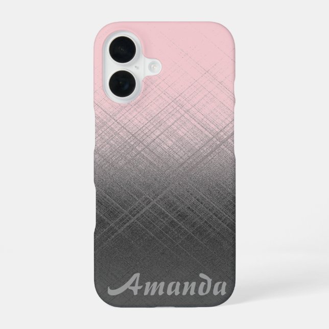 PINK - Personalizable iPhone 16 Case (Back)