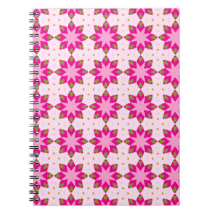 Pink Petal Mosaic pattern Notebook