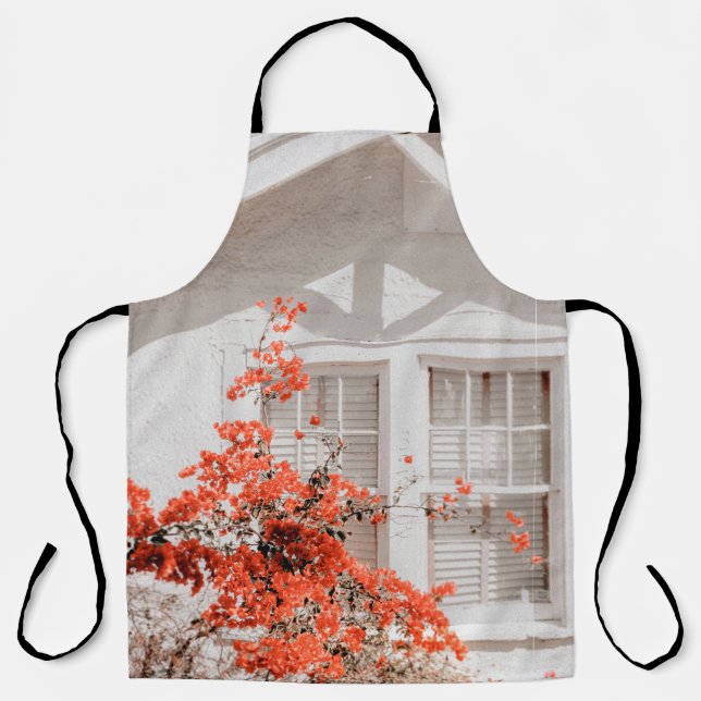 PINK-PETALED FLOWER APRON (Front)