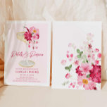 Pink Petals and Prosecco Garden Bridal Invitation<br><div class="desc">🥂 to our Pink Petals and Prosecco invitations that will set the tone for your fabulous bridal shower celebration. With gorgeous pink and berry flowers,  these invites will surely be a hit. Make your party pop with these stunning invites. Matching items in our store Cava Party Design.</div>