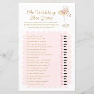 Pink Petals and Prosecco The Wedding Shoe Game